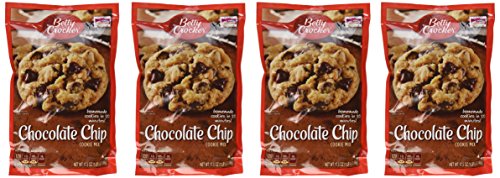 Image of Betty Crocker, Cookie Mix, Chocolate Chip, 17.5oz Pouch (Pack of 4)