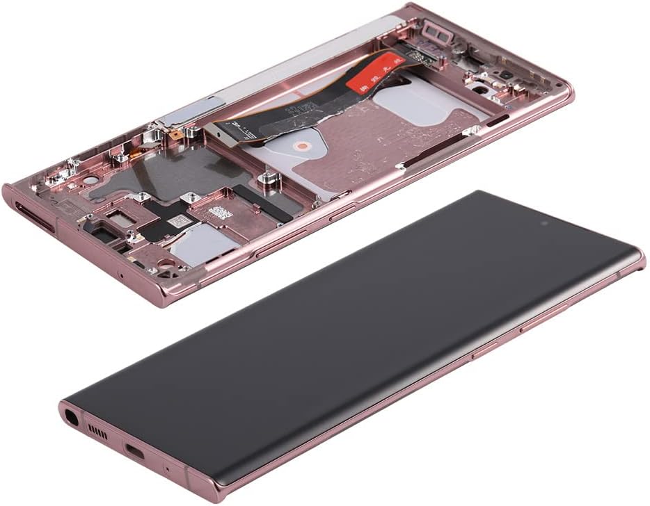 compatible with samsung galaxy note 20 ultra 5g sm n988 amoled display lcd touch screen digitizer assembly replacement with framewithout frame 6 9 in