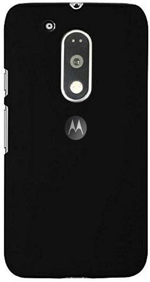 ZYNK CASE Silicone (TM) Back Cover for Moto G4 Plus G4 Plus Moto G 4th Generation -Pitch Black