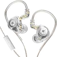 Fone de Ouvido KZ EDX Pro com Microfone - Cristal