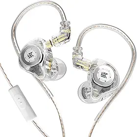 Fone de Ouvido KZ EDX Pro com Microfone - Cristal