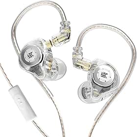 Fone de Ouvido KZ EDX Pro com Microfone - Cristal