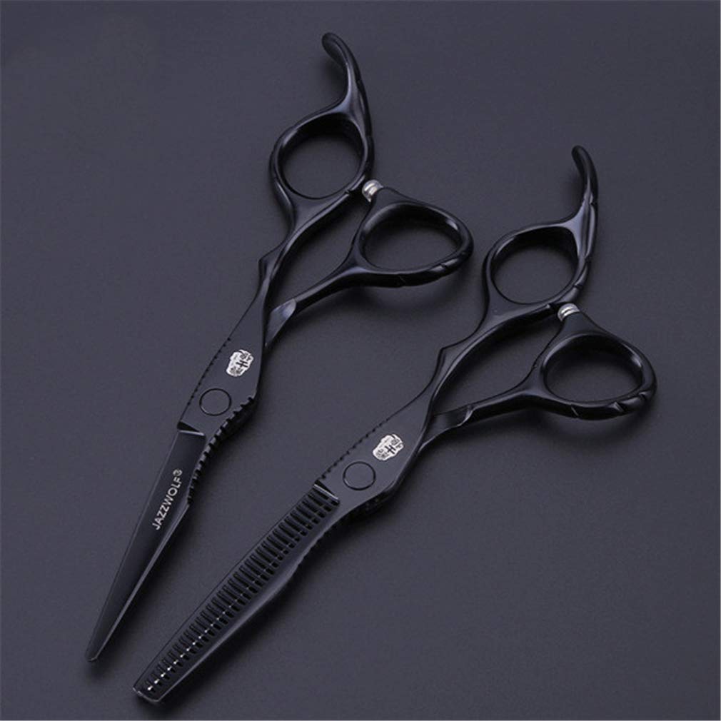6,0 Pouces Ciseaux Cheveux Set, Ciseaux De Coupe De Cheveux Professionnel (Ciseaux Droits Ciseaux + Dents), Outil Styling 440C Ciseaux En Acier Inoxydable Pour Les Enfants, Les Femmes Et Les Hommes