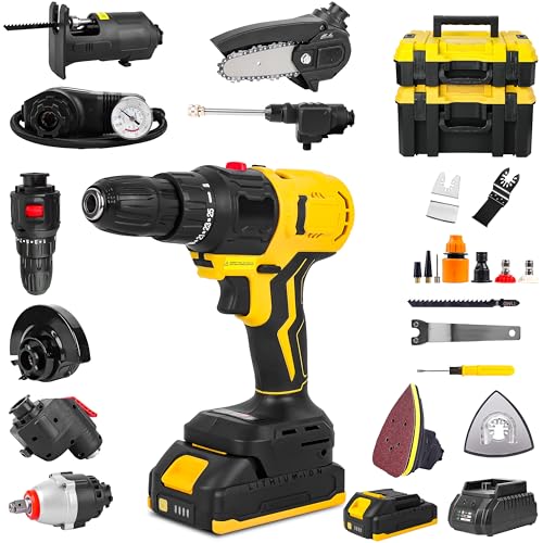 2000MAH, Kit de Ferramentas 9 em 1 Multifuncional, com Vários Ada...