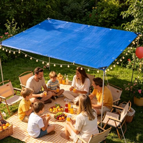 Bâche de camping pliable double face et tapis de piscine étanche - 3