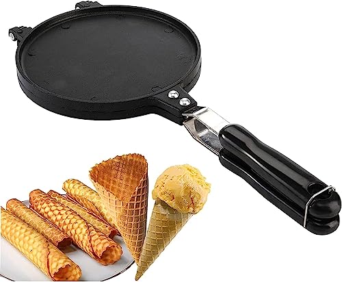 Cône d'oeuf croustillant et gaufrier double face pour support de collation - 2