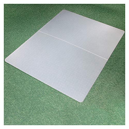 Floortex Ecotex Polypropylene Rectangular Foldable Chair Mat For Carpets, 35 X 46, Translucent #TOP6