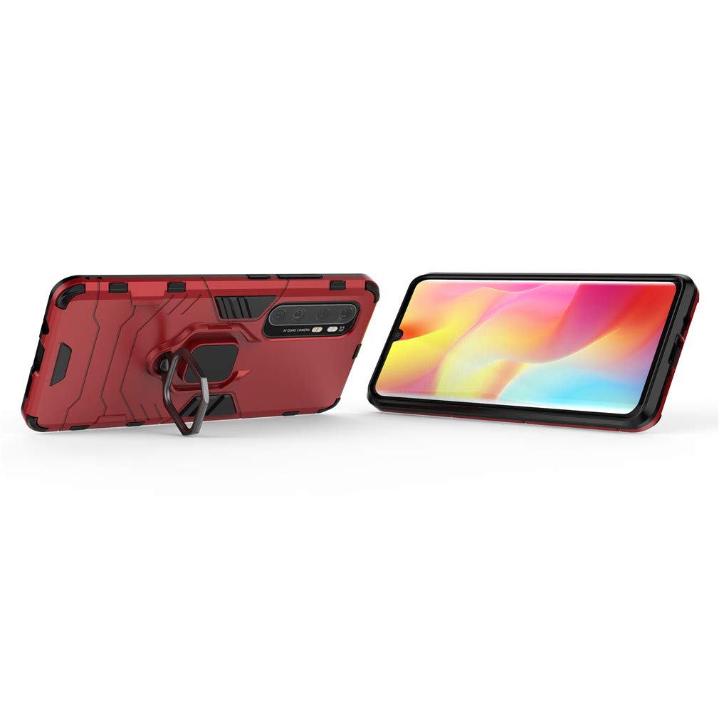 Custodia Militare Per Xiaomi Mi 10 Lite – Doppio Strato Con Supporto Metallico E Piastra Magnetica Per Auto - 3