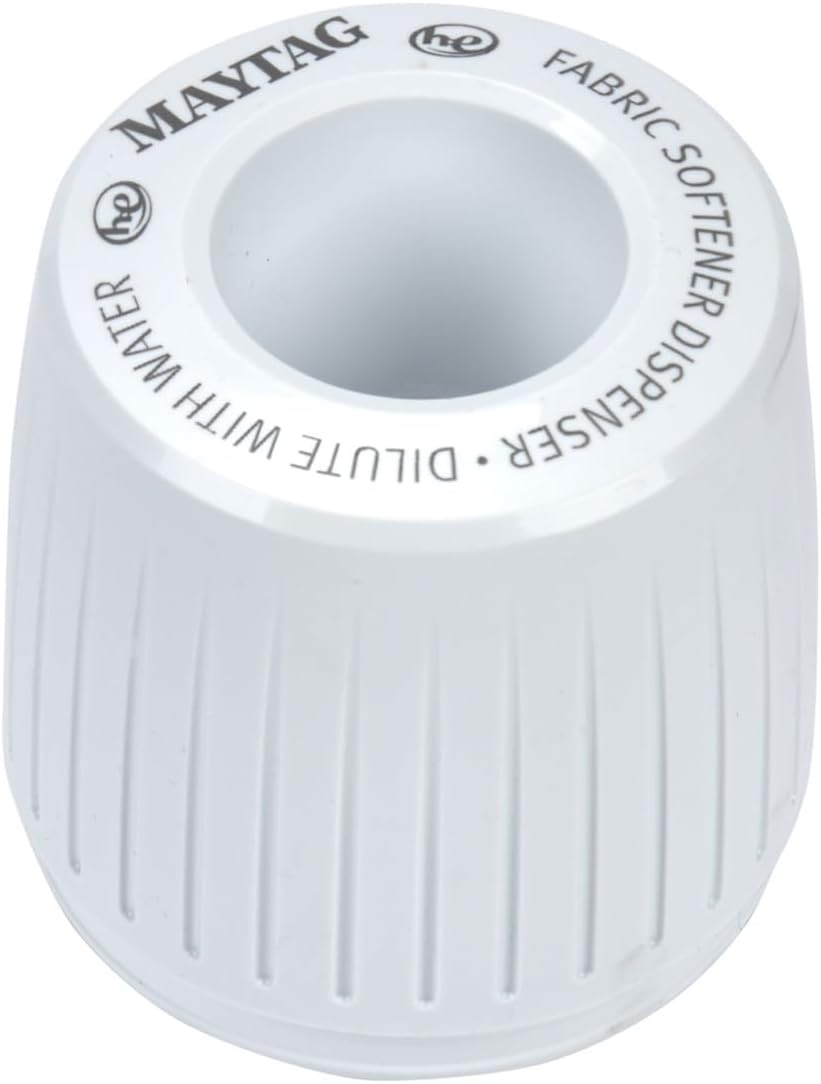 Whirlpool W10850126 Genuine OEM Top Load Washer Fabric Softener Dispenser Cup Replacement Part - Replaces W10680195, W10777971