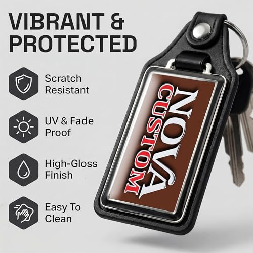 Image of Brotherhood Car Key Chain for Nova - Classic Models Keychain for Men and Women Gift Key Ring