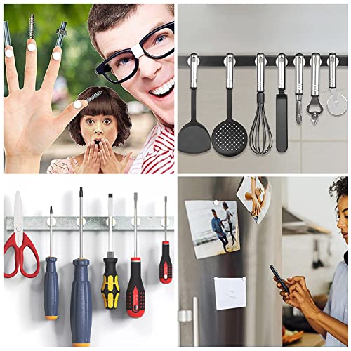Image of DIYMAG Small Magnets, 120Pcs Mini Refrigerator Magnet for Crafts, Multi-Use Small Strong Round Fridge Magnets,Whiteboard, Billboard, Push Pin, Map Magnet