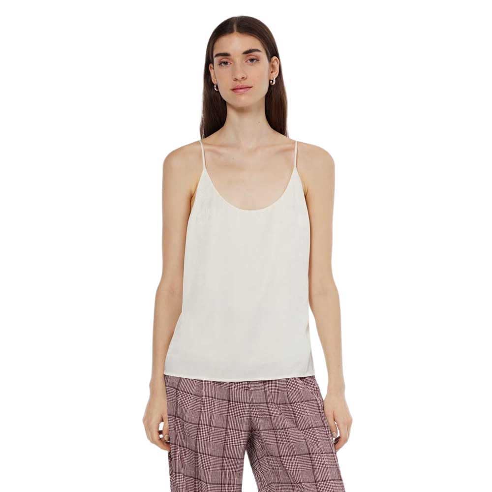 Scotch & Soda Core Jersey Woven Tank Off-White
