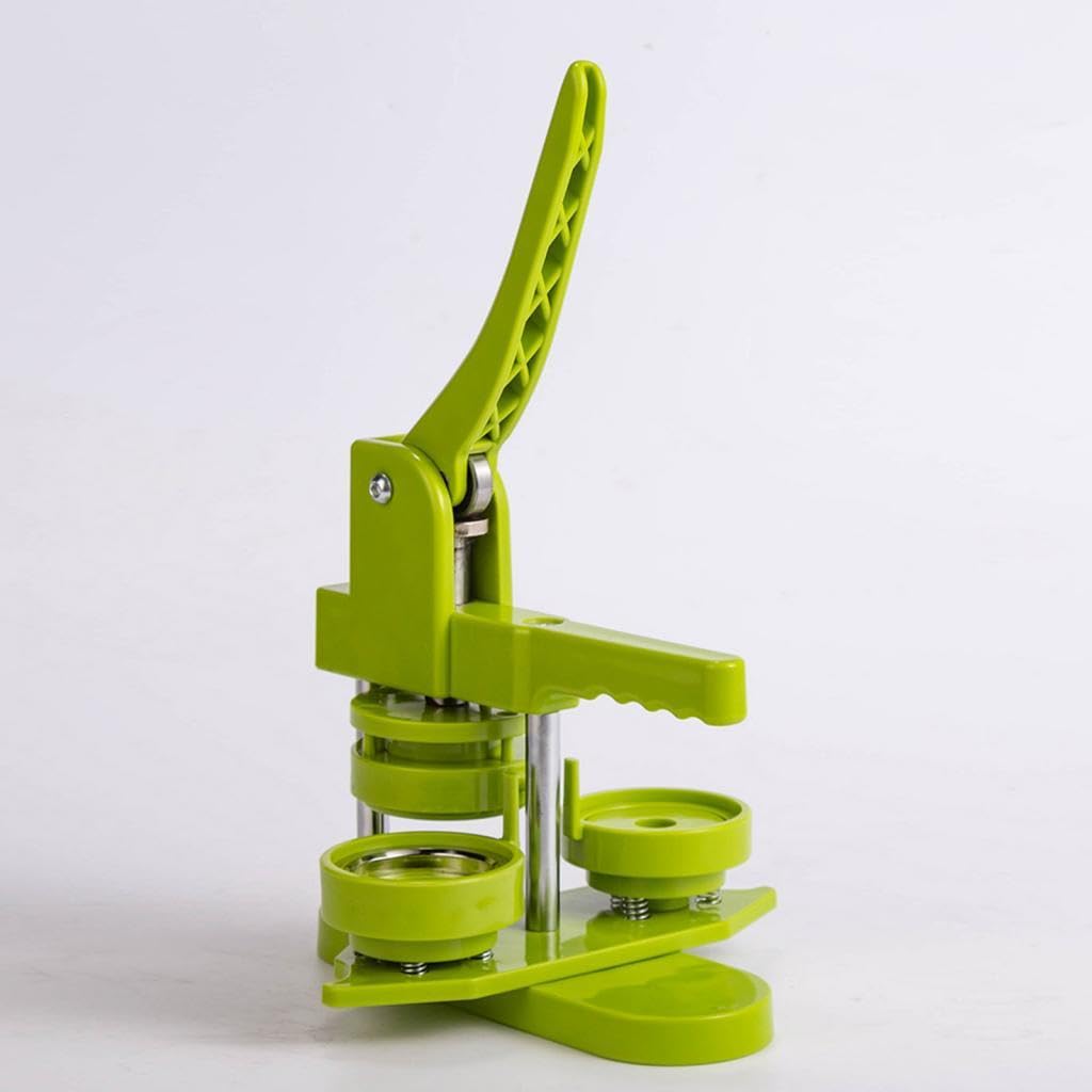 Máquina para Hacer Botones Artesanal para Insignias Kit de Broches DIY sin Necesidad de Instalación Máquina de Pinback Metálica y Plástica