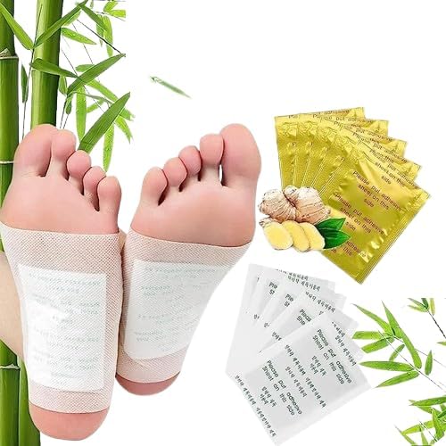 Detox Organic Foot Pads Natural ginger adhesive patches for body detox, stress relief, pain-free cleansing, and better sleep. Easy to use and ideal for daily wellness (Pack of - 10)-image-26