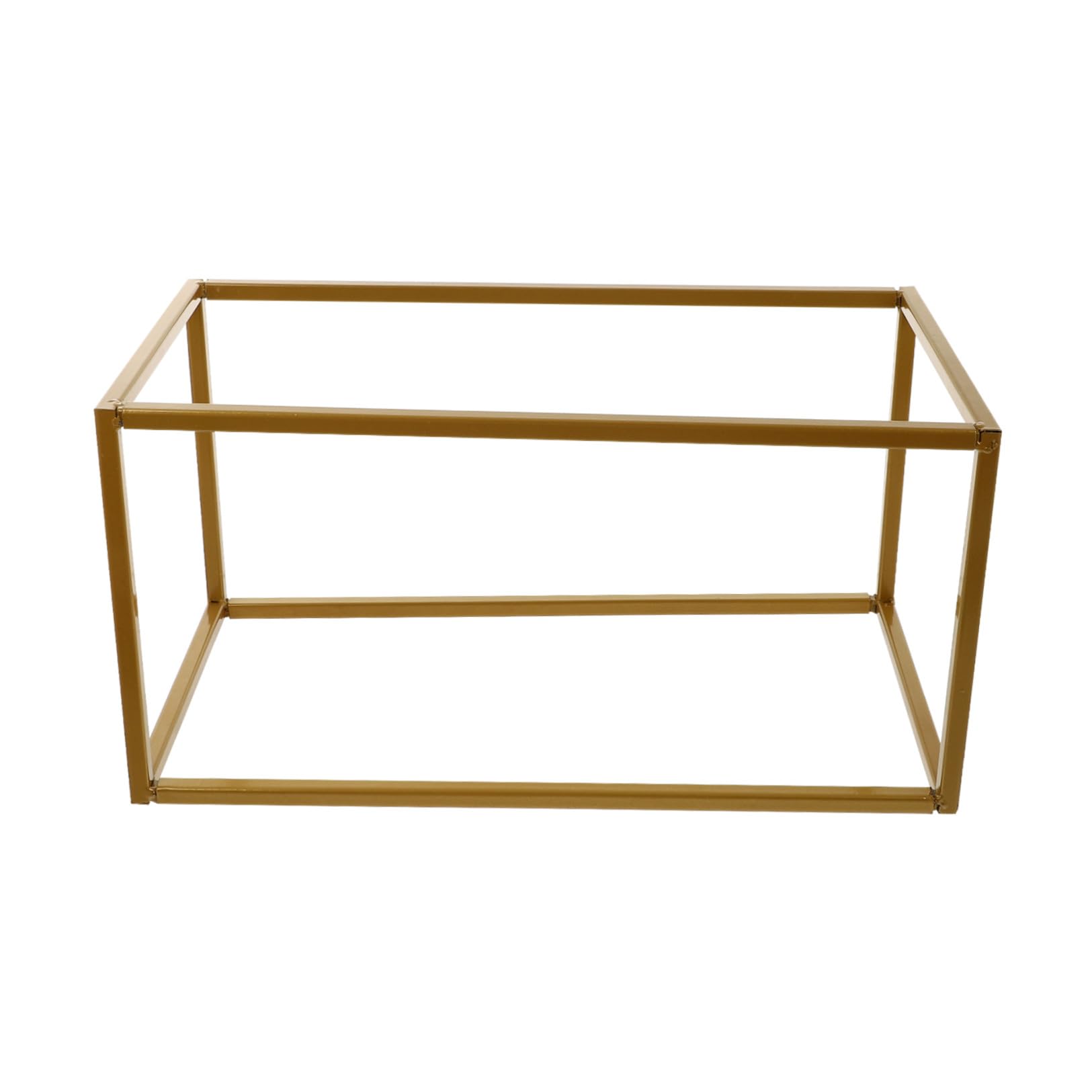 Alipis Rechteckiger Eisenrahmen in Gold Geometrische Form Dekorativ für Hochzeit und Party Romantische Bühne Stilvolle Hochzeitsdekoration