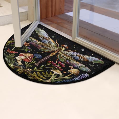 Tapete Medio Circulo Antideslizante Lavable 61x91 cm miniatura 6