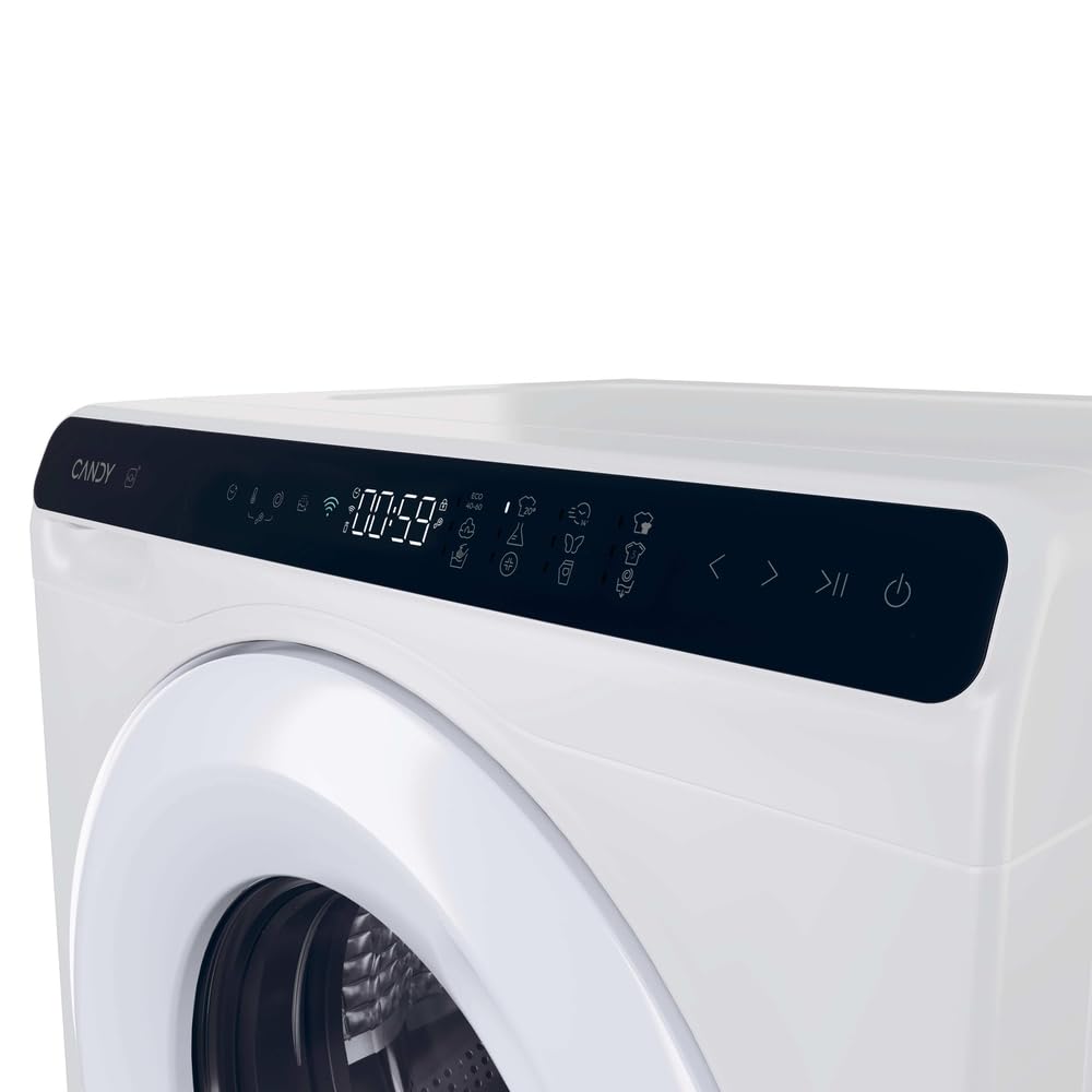 Candy ProWash 700 Mini Lavatrice Mini 5 Kg Salvaspazio, Compatta Slim 51 x 48,8 x 70 cm (LxPxA), Motore Inverter, Classe A, Programma Rapido 15 Min, Connettività WiFi App, CW50-BP12307WU1-S