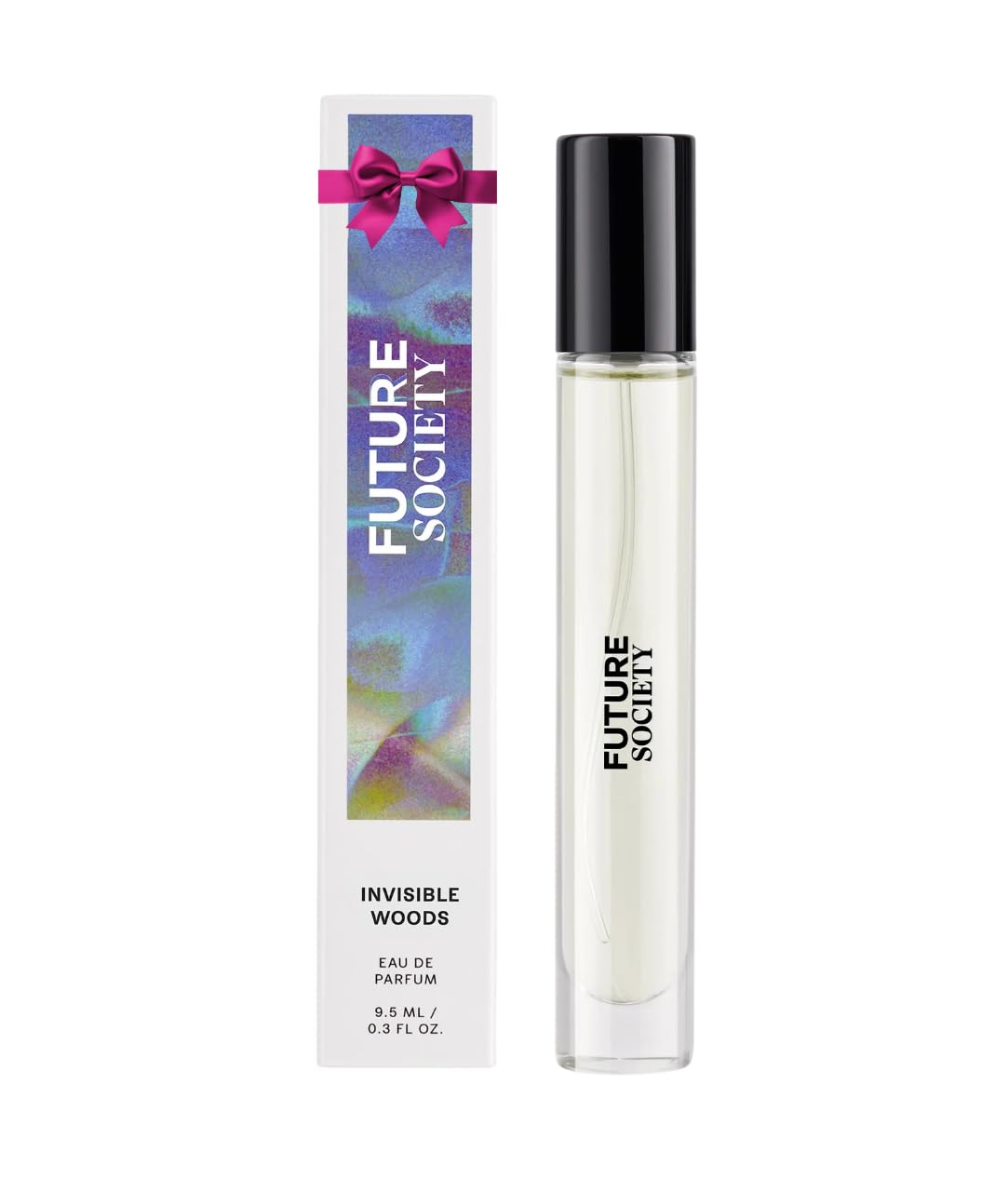 - Future Society Invisible Woods Perfume - Rich Woody Floral Eau de Parfum with Notes of Eucalyptus, Grapefruit, & Rose - Luxury Perfume Inspired by India’s Bloom - Modern Unisex Fragrance - 9.5ml