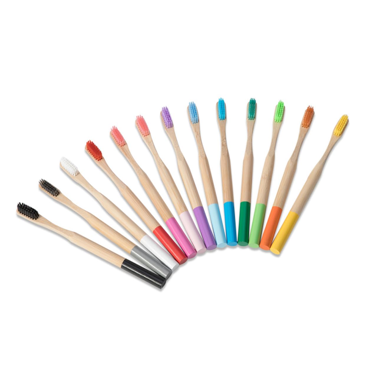 3 Set Spazzolino Da Denti In Bambù Spazzolino Da Denti Sensibile E Sostenibile Manico Ergonomico Da Viaggio Spazzolino Da Denti Medio Morbido Spazzolino Da 4 pezzi*3
