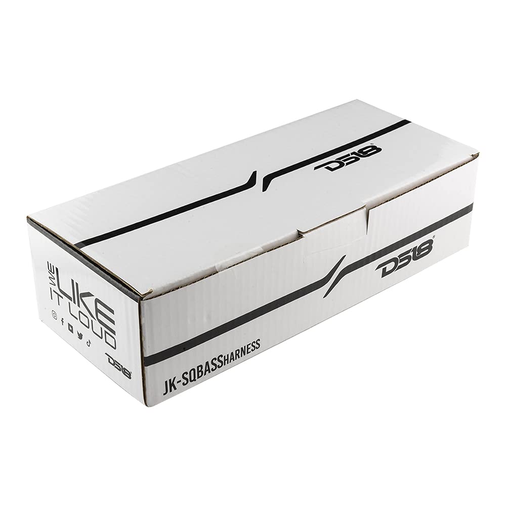 Amazon.com: DS18 JK-SQBASSHARNESS Plug and Play Harness for JK and