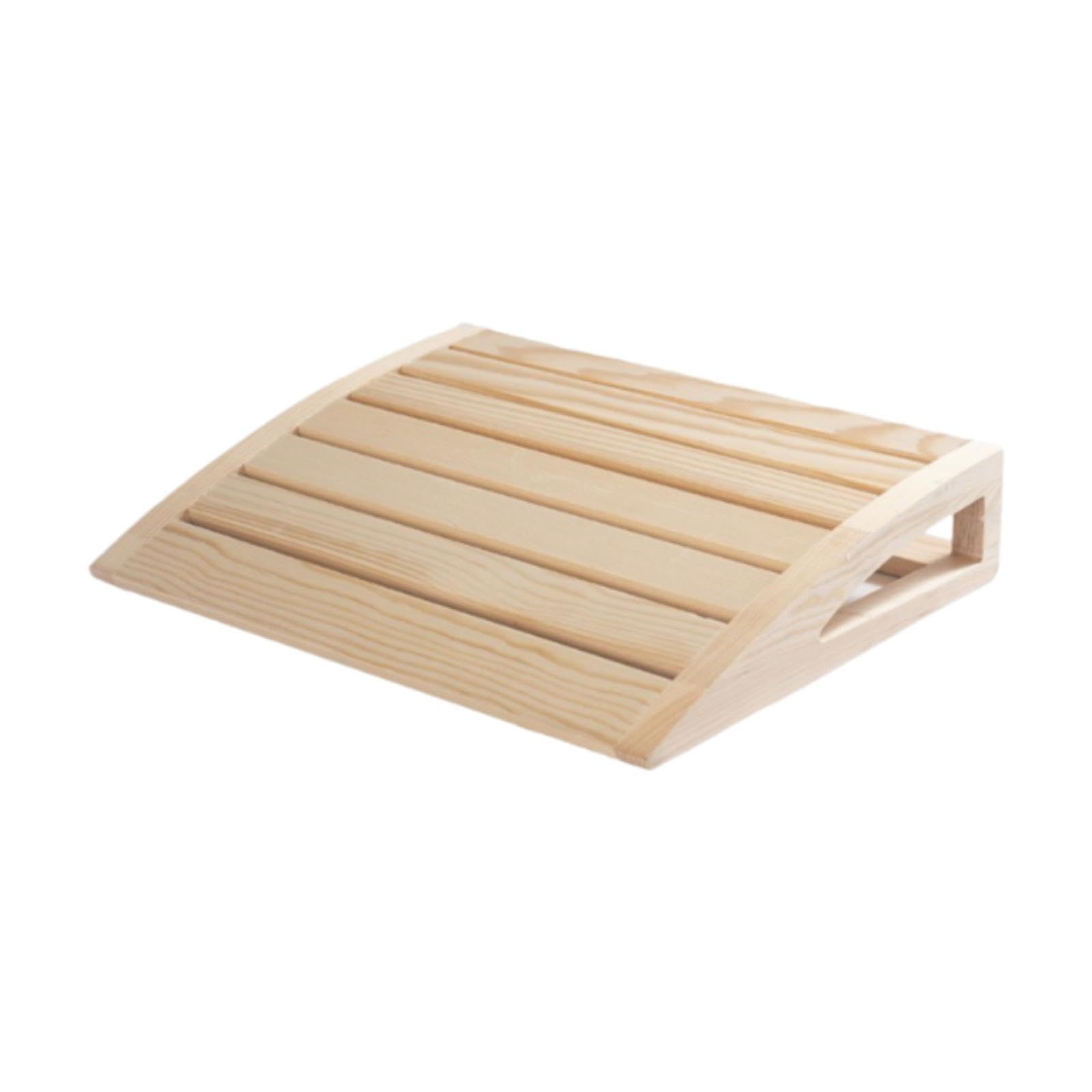 ????? Wooden Sauna Headrest,Modern Ergonomic for Relaxing Sauna Supplies Pillow for Steam Room Back Bolster Backrest
