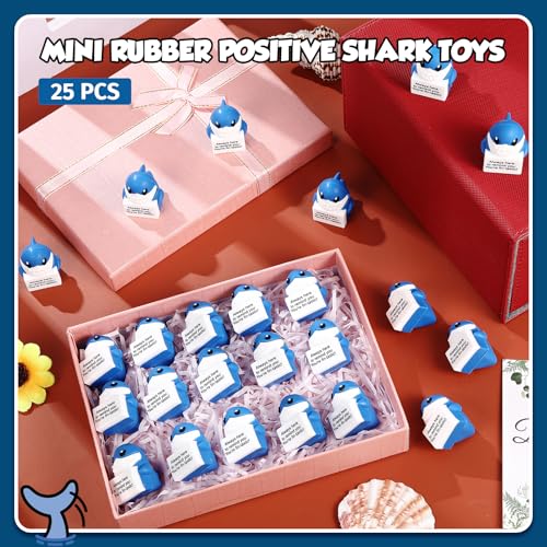 Gejoy 25 Pcs Mini Rubber Shark Toys Positive Mini Sharks Figures by Gejoy - Used condition - Image 6
