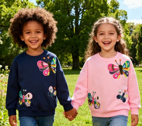 Image of Hongshilian Unisex Kids Cute Cartoon Cotton Sweater Shirt