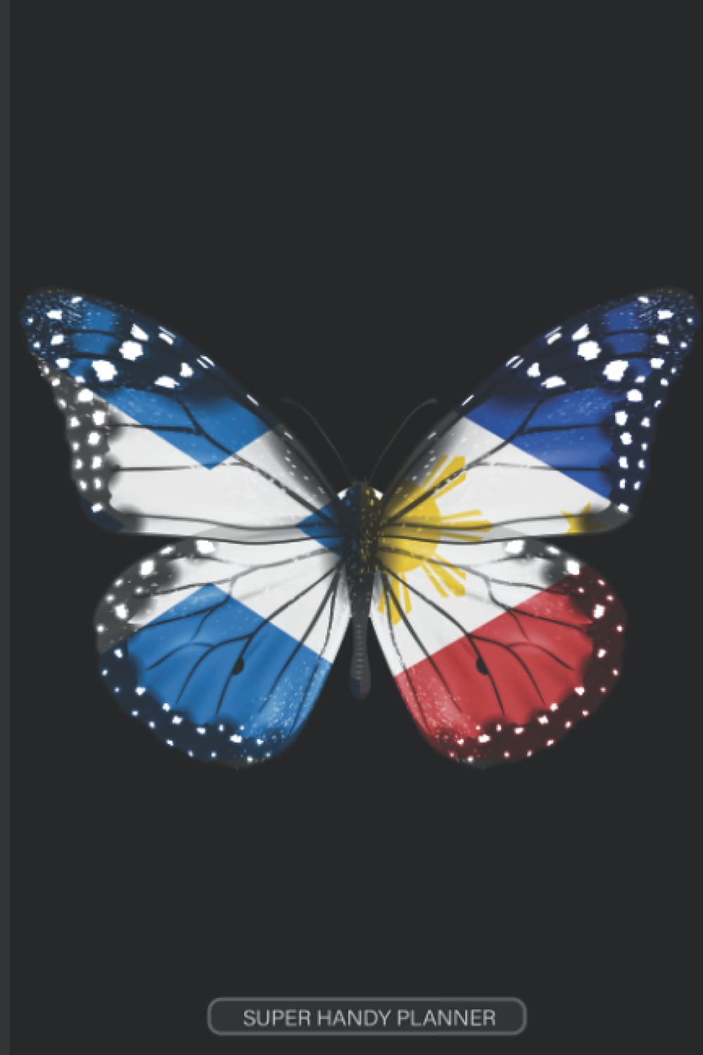 Planner: Scottish Filipino Flag Combined Butterfly Flags Of Scotland Philippines