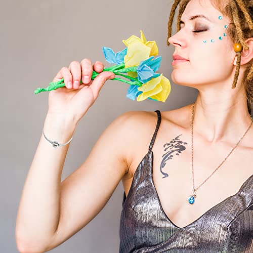 5 Pieces Stainless Steel Snake Chain Charm Bracelets Open Bangles European Charm Bracelet Anklet With Heart Lobster Clasps For Jewelry Making Women Girls Gifts, 5 Styles #TOP5