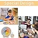 Feelings Wheel with Stand Double Sided Therapeutic Emotion Wheel Mental Health Emotion Chart Desk Decor for Social Work Counseling Therapists and Social Workers (1 Pcs)