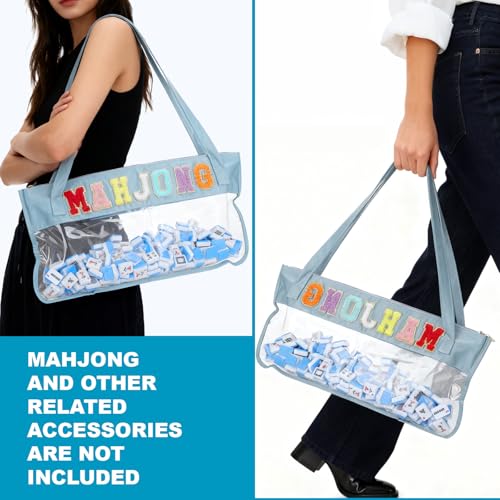 Bolsa Vacía para Mahjong Vodolo con Cierre y Caja para Fichas miniatura 3