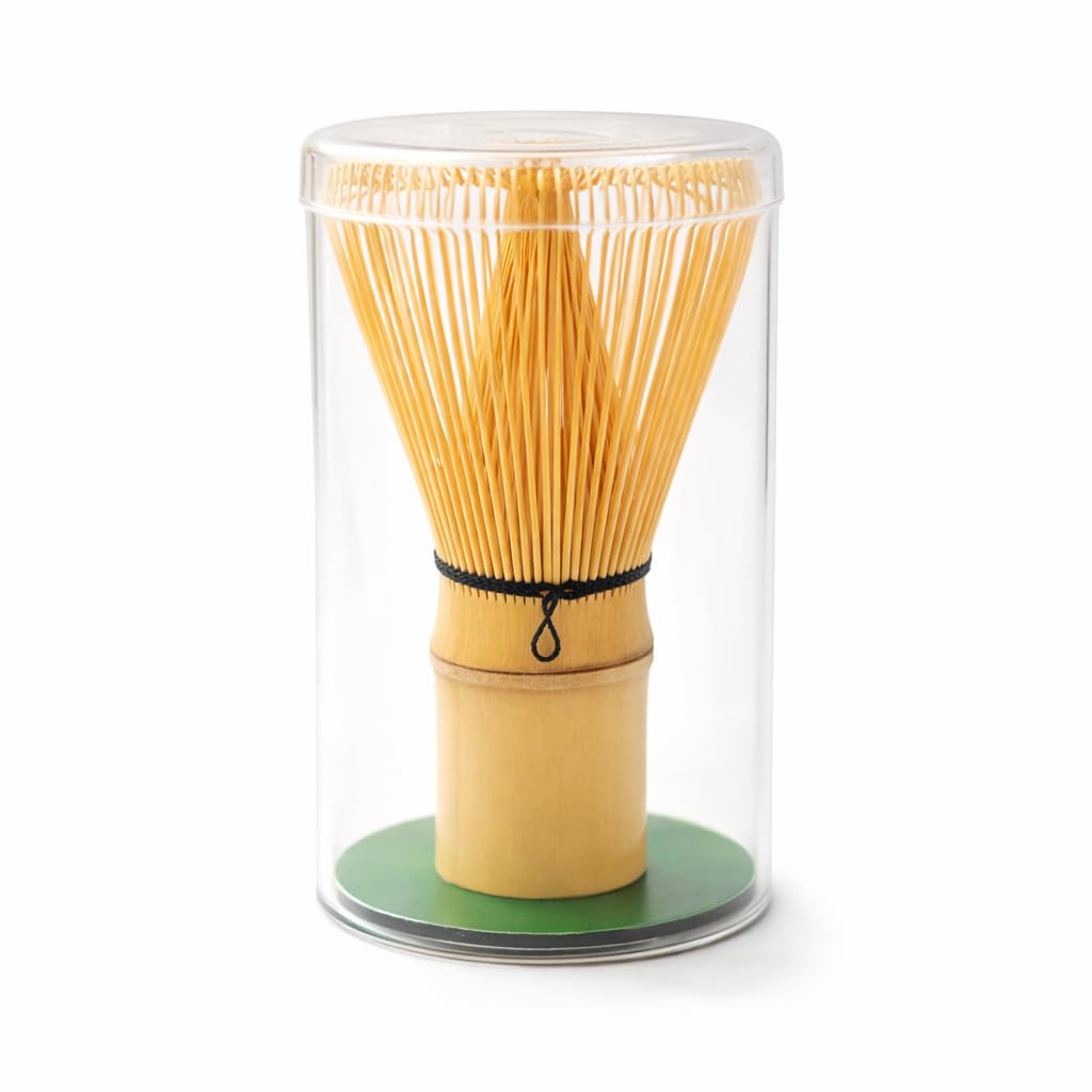 Fouet Matcha en bambou doré fait à la main,Fouet Matcha avec 76 Dents,Kit de Démarrage Traditionnel pour Matcha,traditionnel japonais Chasen Matcha agitateur,Parfait pour la Cérémonie du Thé