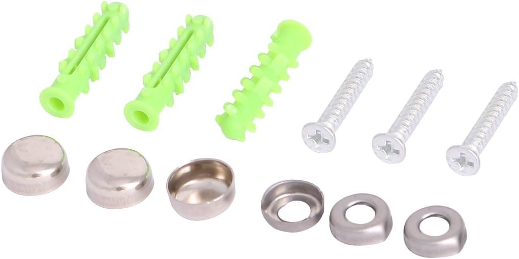 Stainless Steel Living Room 6 Hooks Wall Mounted Scarf Holder Rack Silver Tone (id: bc3 6ed a1f 371 e35