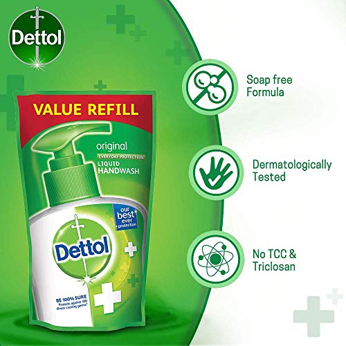 Dettol-Germ-Protection-Handwash-Refill-Original-175ml-Pack-of-3 Dettol Germ Protection Handwash Refill, Original- 175ml (Pack of 3)