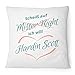 Produktbild Fashionalarm Kissen Scheiß auf Mister Right Ich will Hardin Scott - 40x40 cm mit Füllung | Geschenk Idee Fans After Buchreihe Passion Love Truth, Farbe:weiß