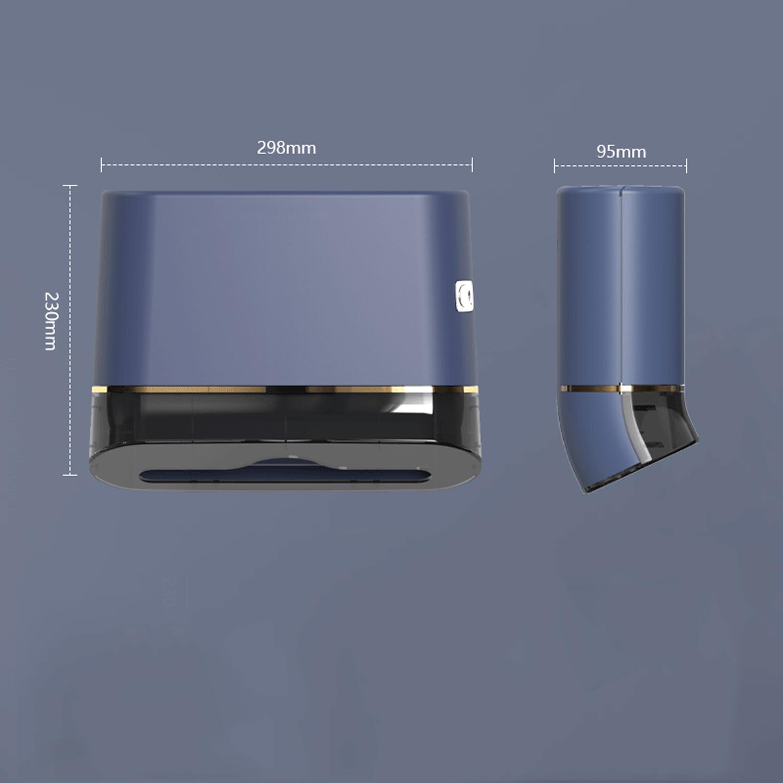 FETGKNBM2 Commercial Paper Towel Dispenser Wall Mount Commercial C Fold Multifold Trifold Tissue Dispenser with Lock Decorative Plastic Hand Towels Holder for Home Office Restroom