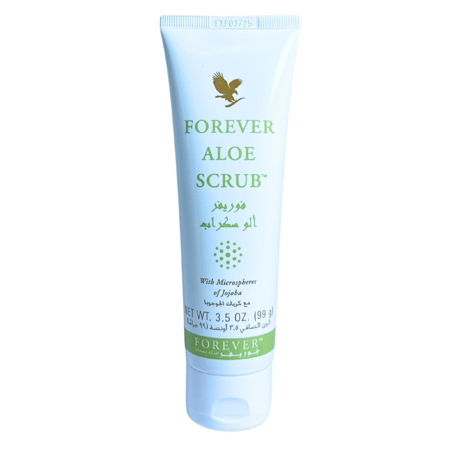 Forever Aloe Scrub - Gentle Exfoliator with Aloe Vera & Jojoba Beads for Radiant Skin