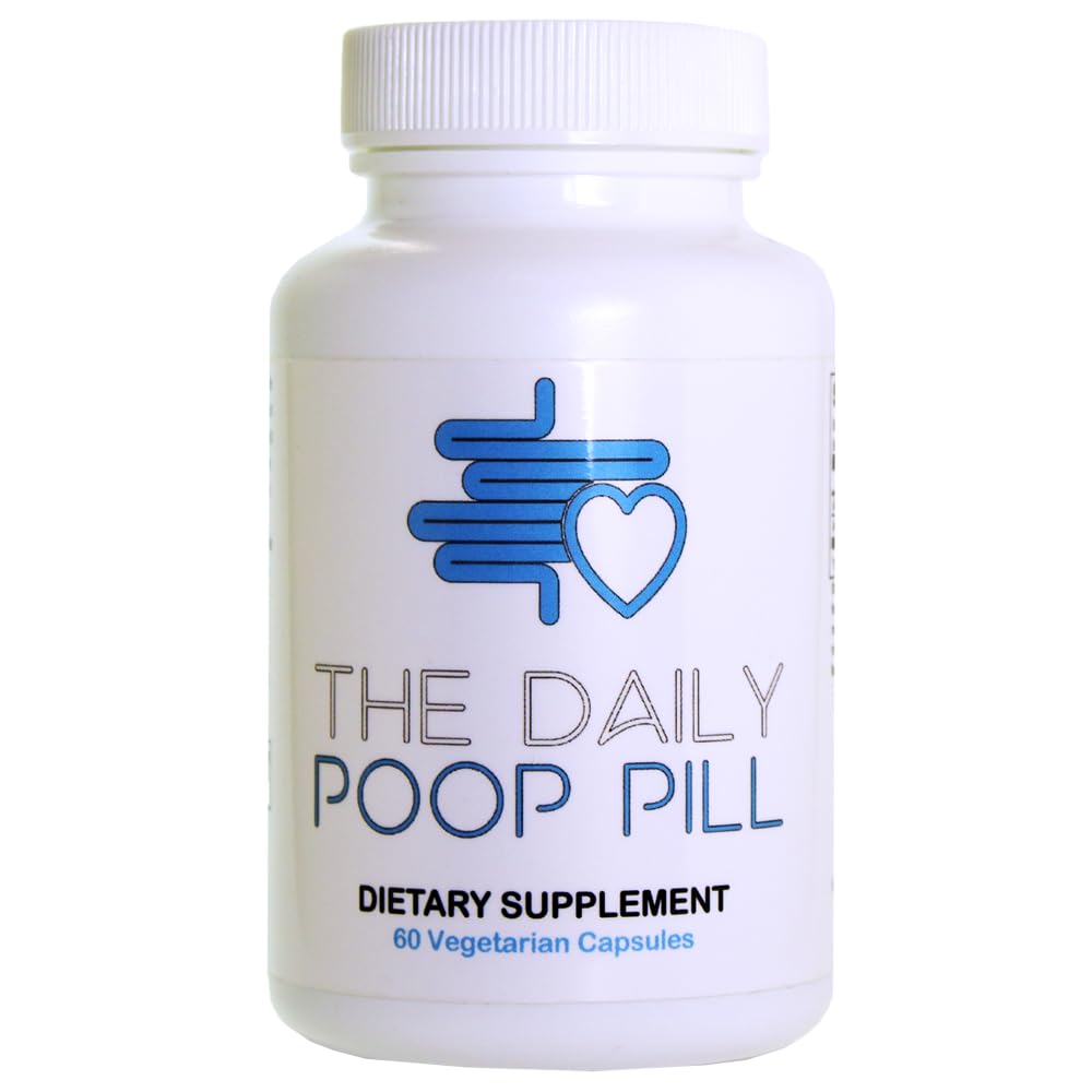 The Daily Poop Pill Original Natural Aloe & Herbal Cleanse for Gentle Relief | Supports Healthy Digestion & Regular Bowel Movements | Non-Habit Forming Constipation Support Supplement
