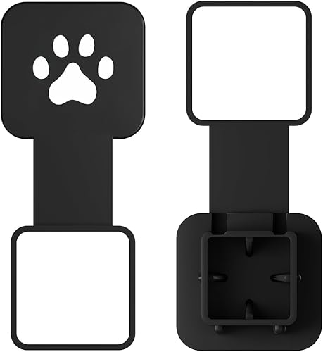 UTSAUTO Cubierta de enganche de remolque de 2 pulgadas, cubierta de enganche de remolque con inserto de tubo receptor con soporte para Jeep Dodge