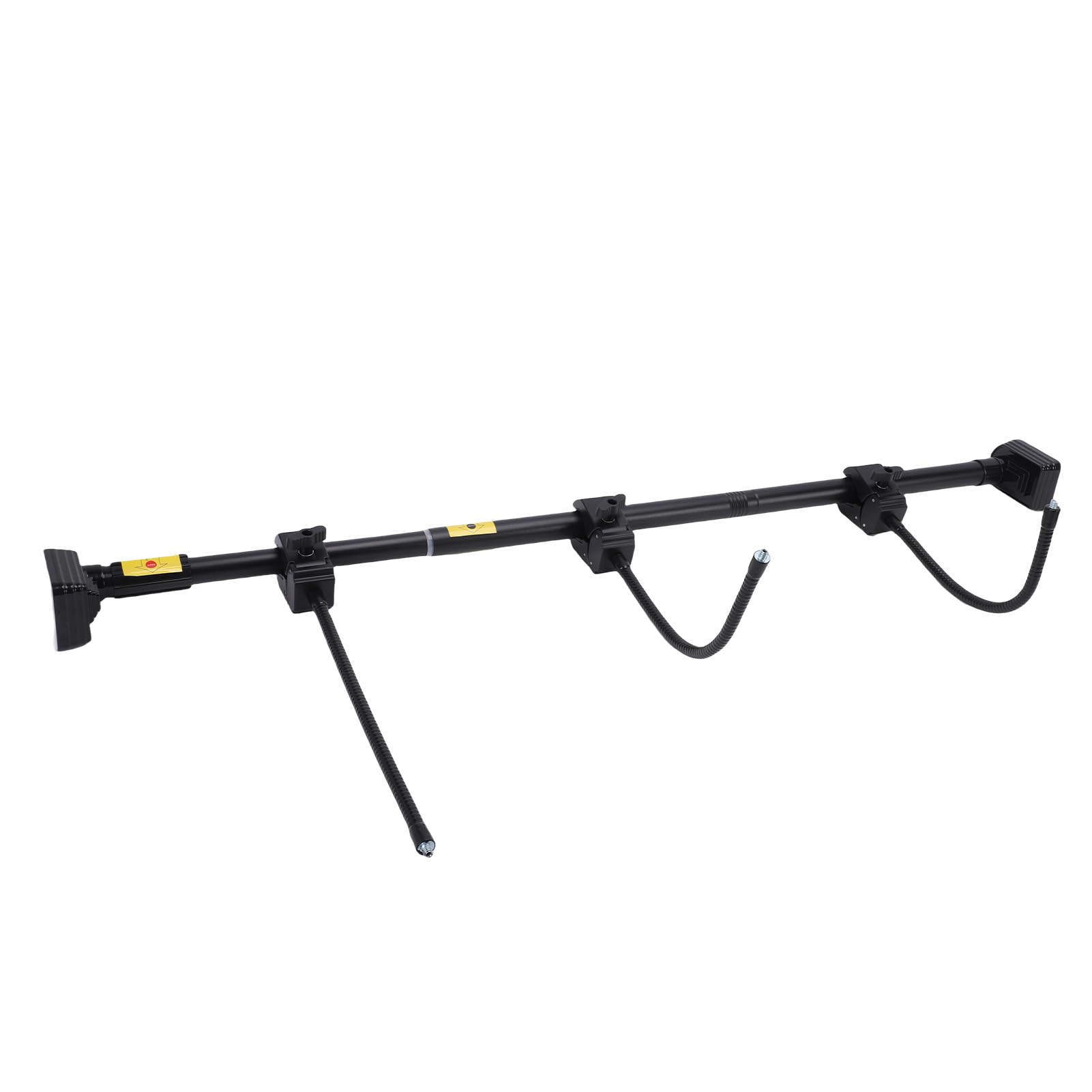 Colgador de Guirnaldas Ajustable y Resistente para Decoraciones Navideñas, Coronas de Luces, Acero Inoxidable de Alta Resistencia para Marco de Puerta Delantera, Pared, Negro Tamaño: (80 a