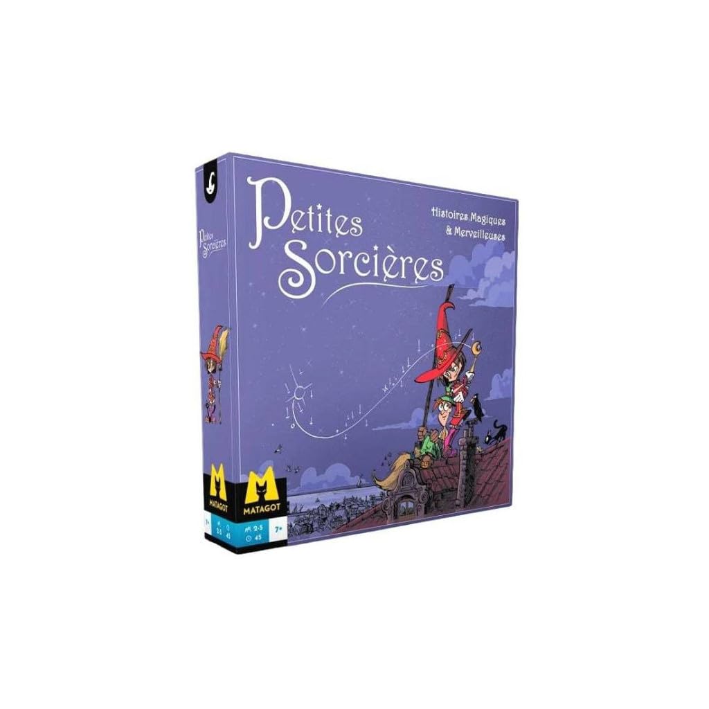 Matagot Petites Sorcières - Jeu de Société - De 2 à 4 Joueurs - A Partir de 7 Ans - Version Française