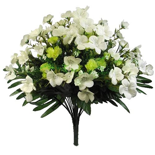 Florero de seda artificial de 45 cm Cover