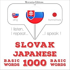 Slovak - Japanese. 1000 basic words Audiolibro Por J. M. Gardner arte de portada