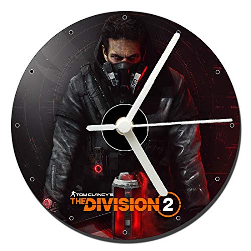 MasTazas The Division 2 Warlords of New York Tischuhren CD Clock 12cm
