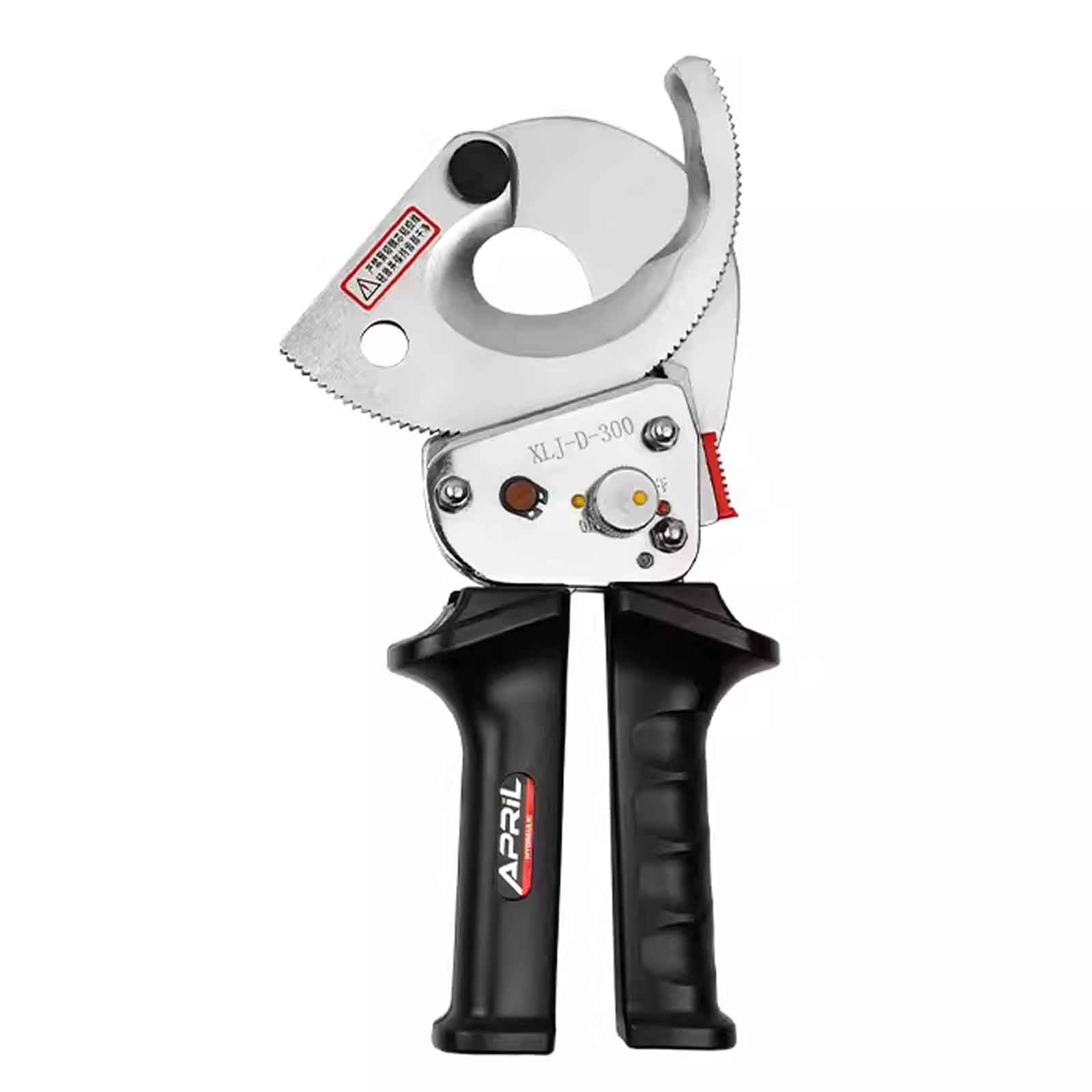 Obcinaki do Kabli z Grzechotką Wytrzymałe Szczypce do Cięcia Drutu Miedzianego i Aluminiowego z Grzechotką do 300mm²/500mm² (XLJ-D300)