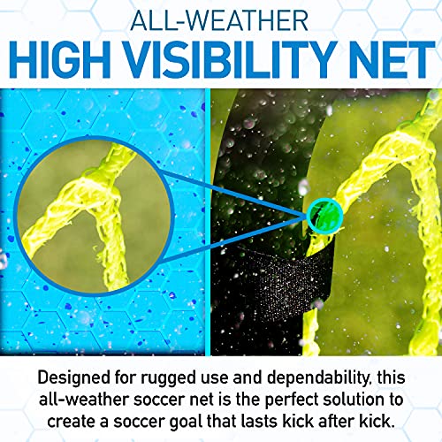 Franklin Sports Premier Steel - Folding Backyard Soccer Goal With All Weather Net - Kids Backyard Soccer Net - Easy Assembly - 10X5' - Black #TOP3