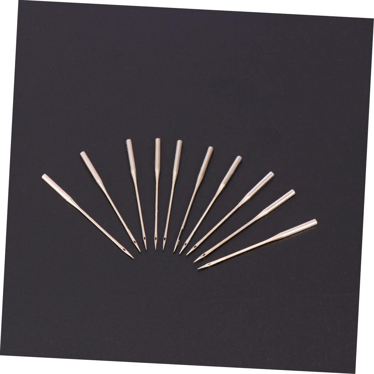 DIYEAH 100pcs Home Sewing Machine Needles Kit Durable Flat Shank Needles for Singer Brother and More Suitable for Various Woven Fabrics Easy to Use and Store