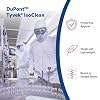 DuPont Tyvek IsoClean Zippered Frock With Raglan Sleeves, White, Large, 30-Pack