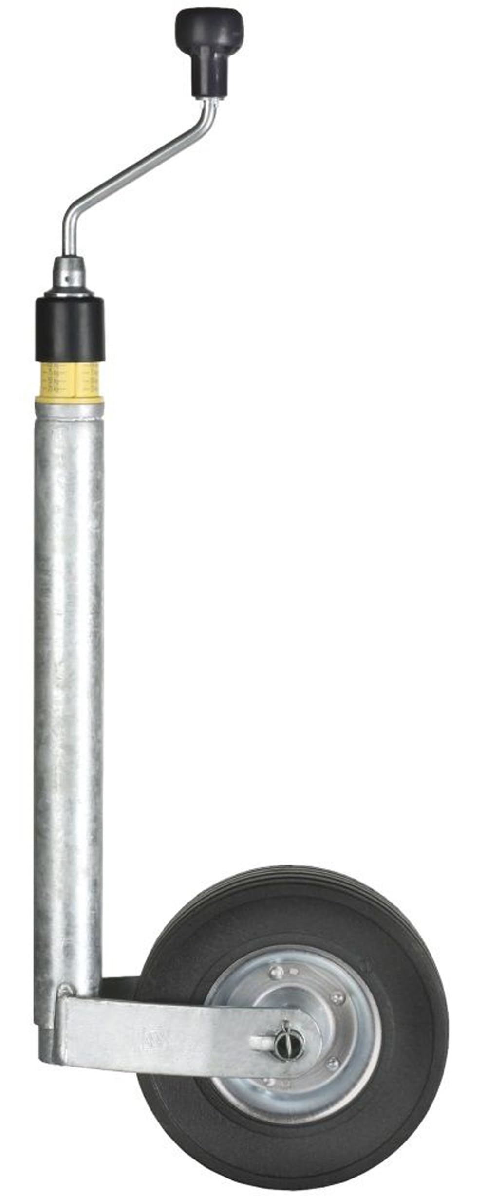 Generisch Stützrad Premium mit Stützlastanzeige bis 125kg -Traglast bis 150kg - Waage Stützlast Anhänger Wohnwagen