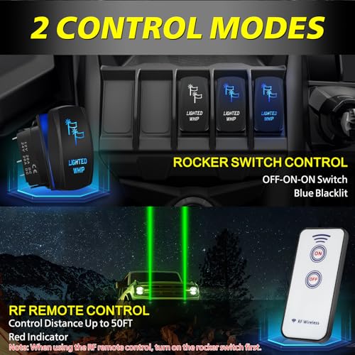 Image of RGBW Whipless LED Whip Lights Kit w /Remote Switch